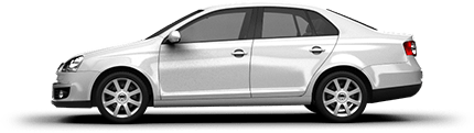 Kadore Chrome Door Handle Cover Trim For Volkswagen VW Jetta 5 Sedan (2005-2010) – Set Of 4, ABS Silver
